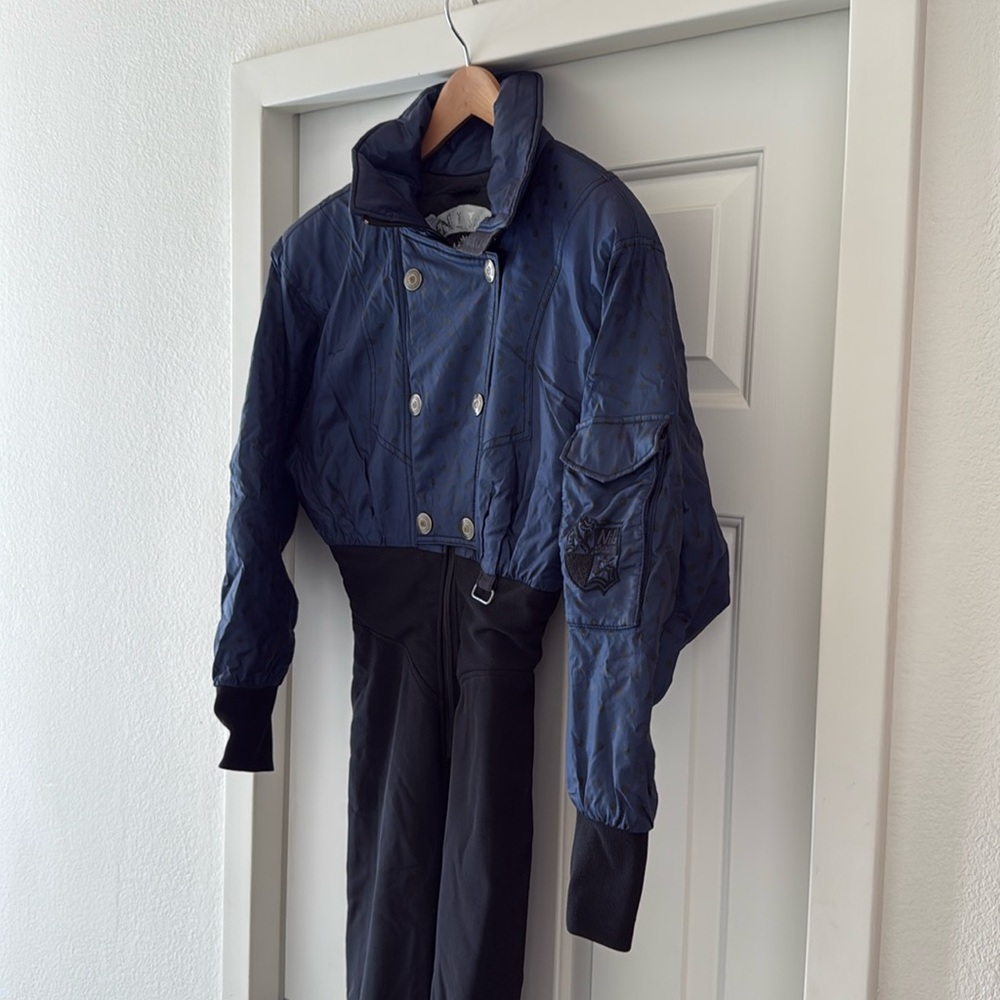 Vintage Snow Suit- Polka Dots. Small
